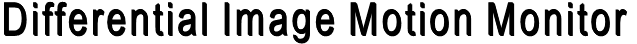 Differential Image Motion Monitor